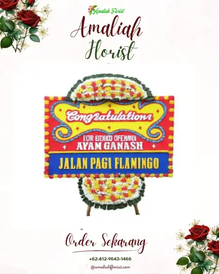 Sewa Papan Bunga Simasom